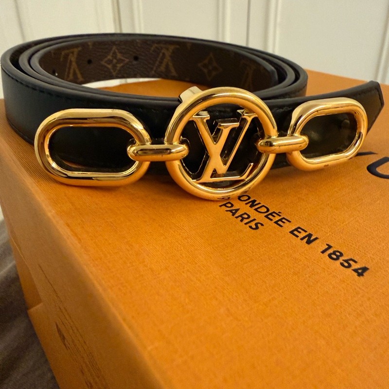 LV Circle Prime 20毫米雙面皮帶-5
