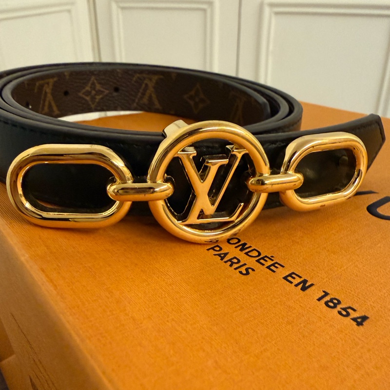 LV Circle Prime 20毫米雙面皮帶-7