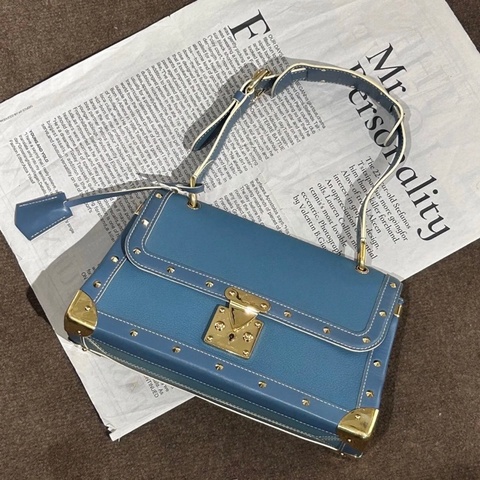 Lv藍色蘇哈里suhali 單肩包 