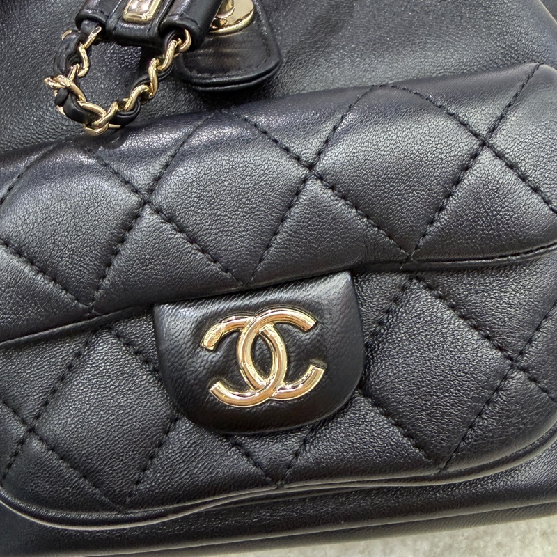Chanel 香奈兒雙肩背包duma 小號-5