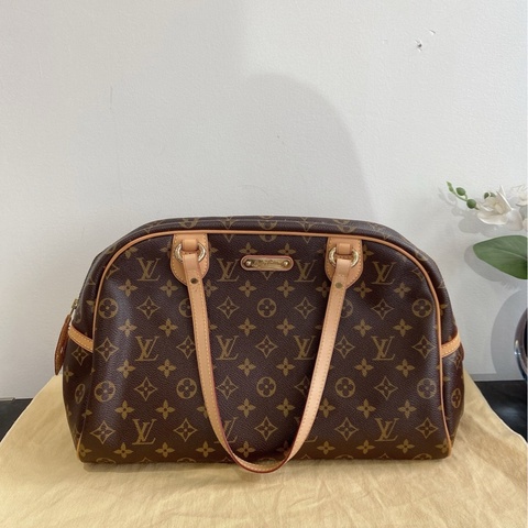 99新❤️LV 路易威登經典老花保齡球手提包 尺寸38*24cm