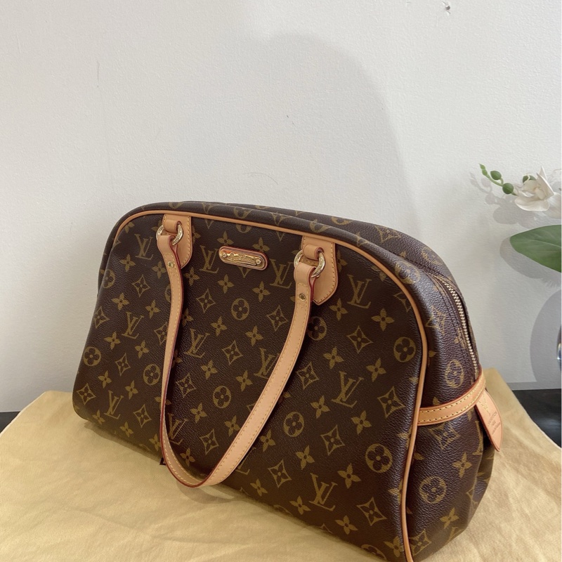 99新❤️LV 路易威登經典老花保齡球手提包 尺寸38*24cm-3