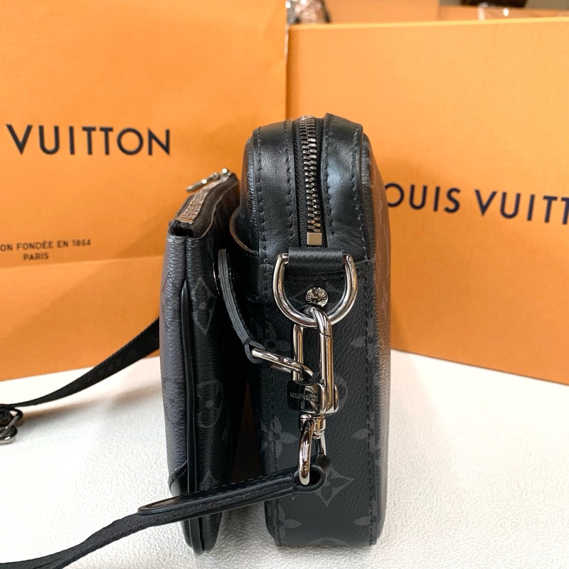 路易威登/Lv 新款Trio黑武士三合一郵差包斜挎包 M69443 芯片款-3