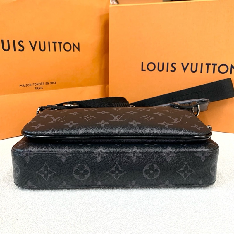 路易威登/Lv 新款Trio黑武士三合一郵差包斜挎包 M69443 芯片款-5
