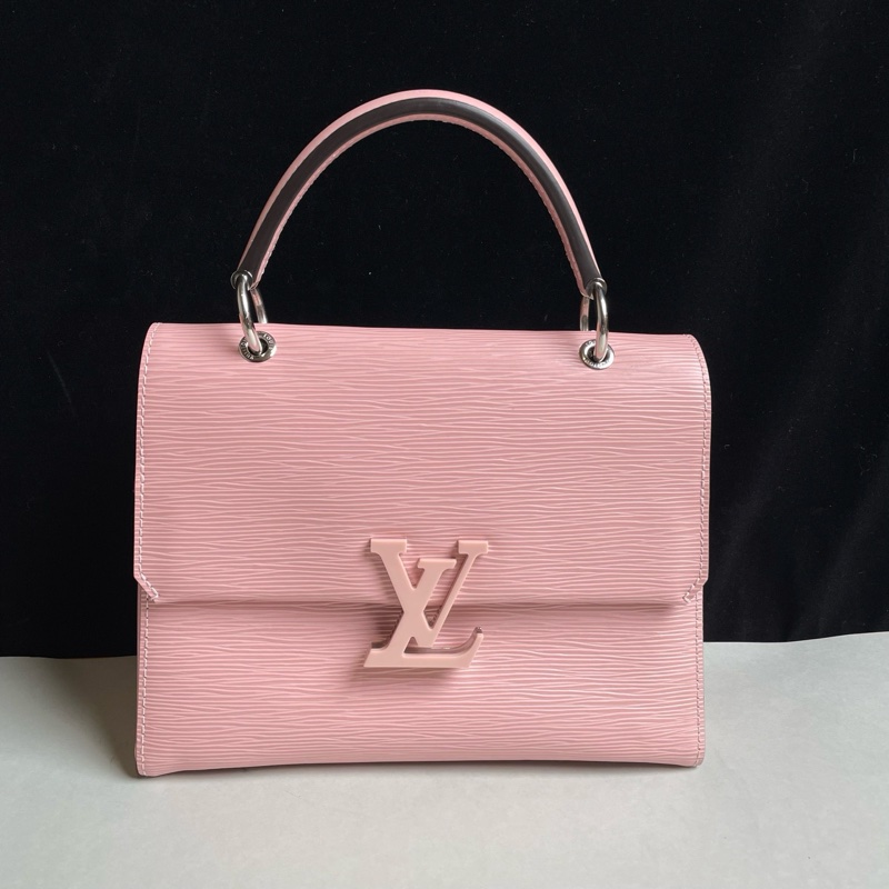 98❤️LV/路易威登 粉色水波紋cluny克魯尼手提單肩包 芯片款-1
