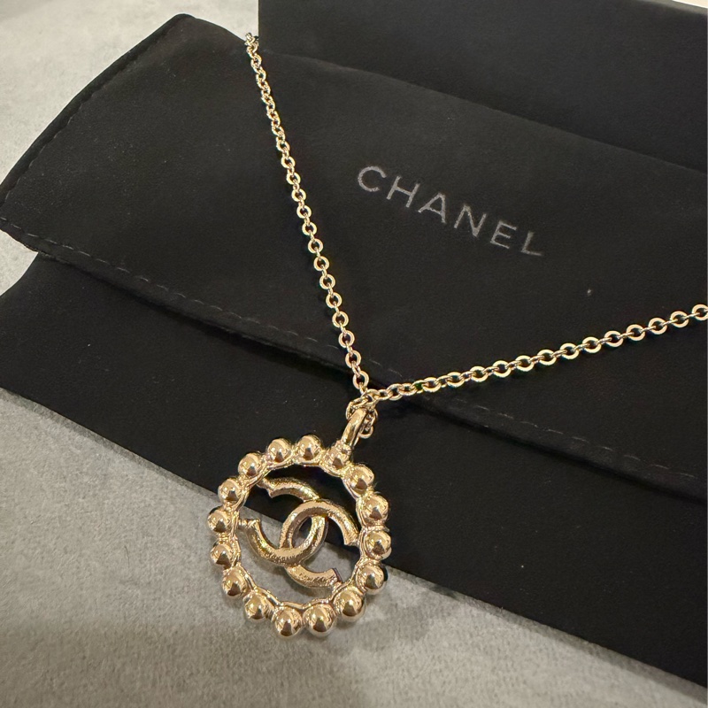Chanel帶鑽雙c項鍊-12