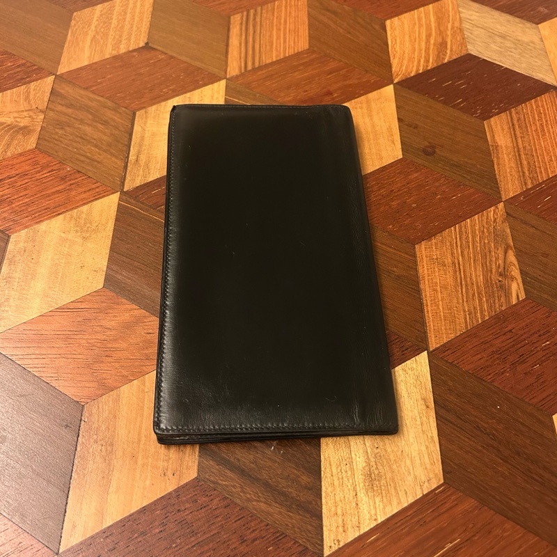 真品 Hermes box 皮 長銀包 long wallet card holder-4