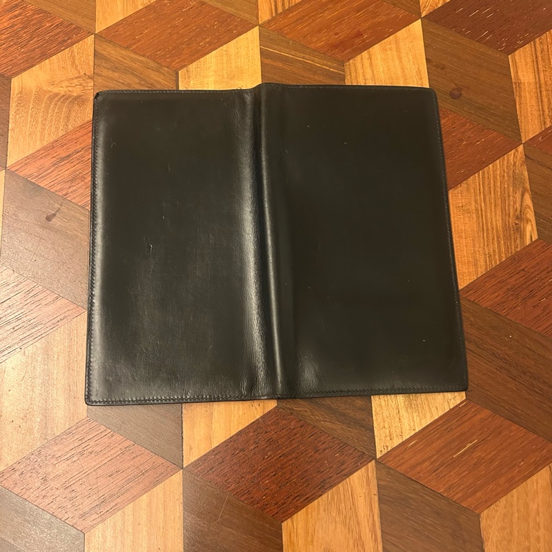 真品 Hermes box 皮 長銀包 long wallet card holder-6