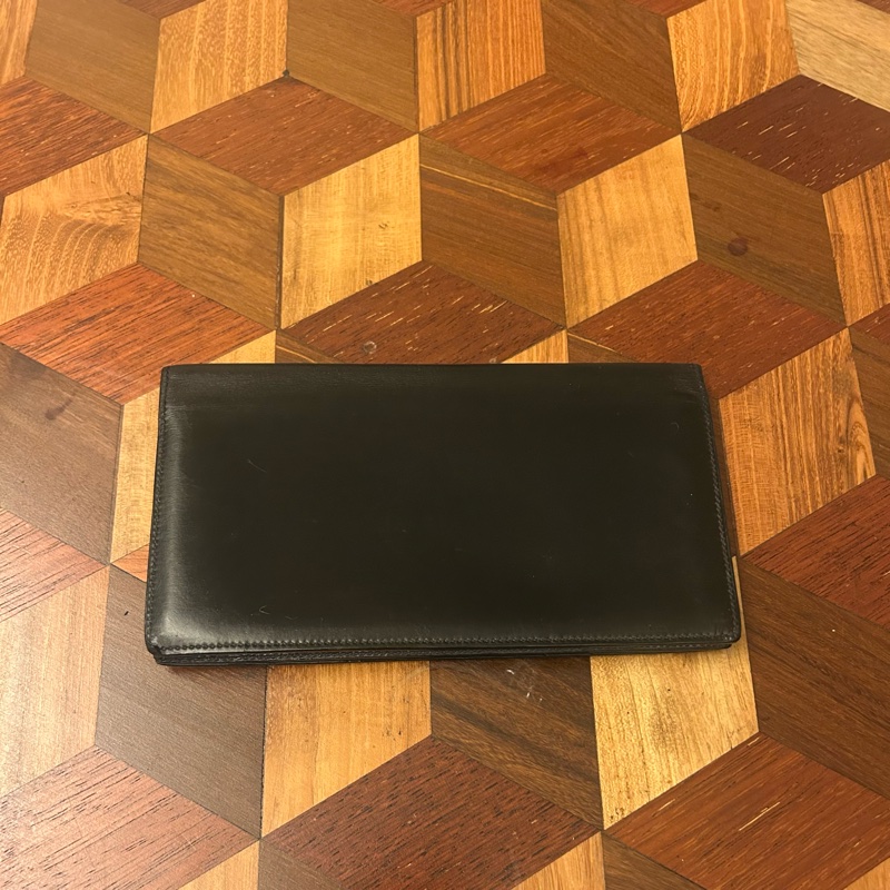 真品 Hermes box 皮 長銀包 long wallet card holder-9