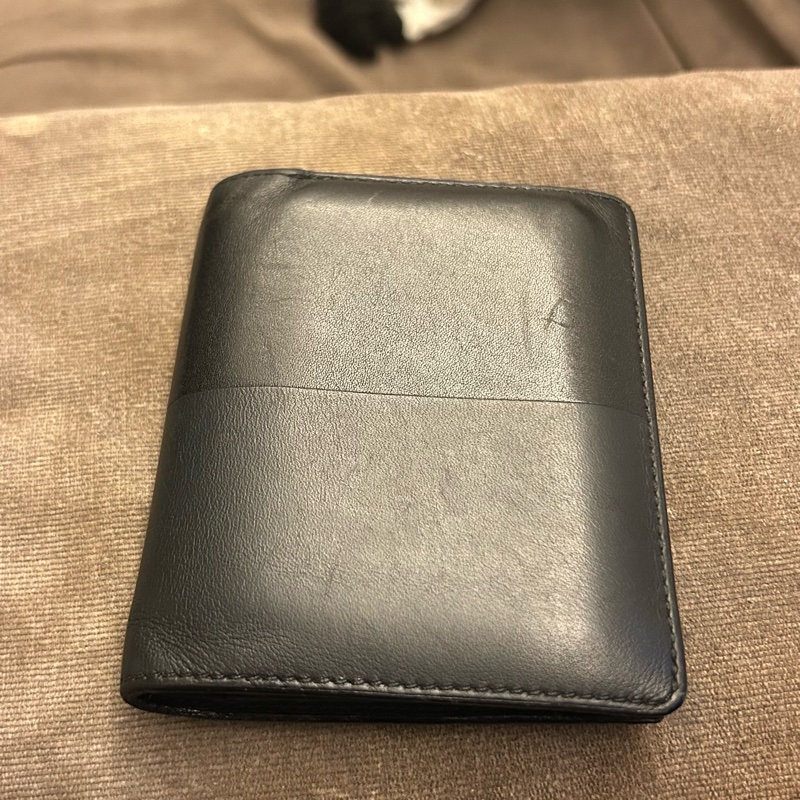 絕版 Hermes Manhattan 銀包 Wallet Card holder 黑色皮革卡片套-1