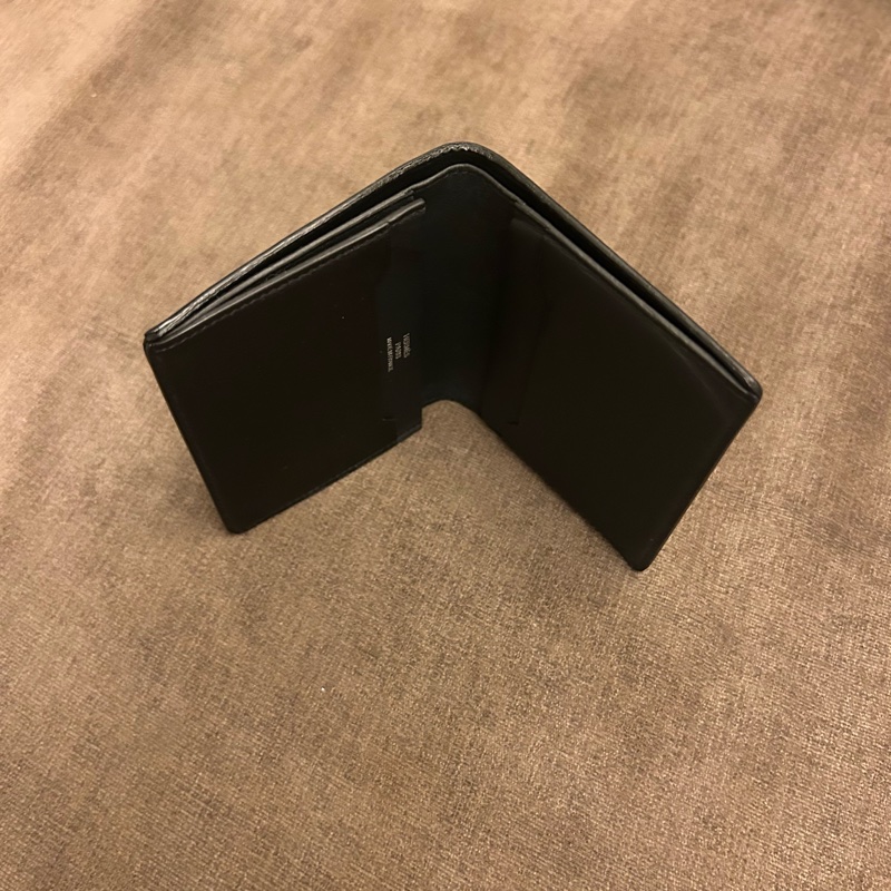 絕版 Hermes Manhattan 銀包 Wallet Card holder 黑色皮革卡片套-4