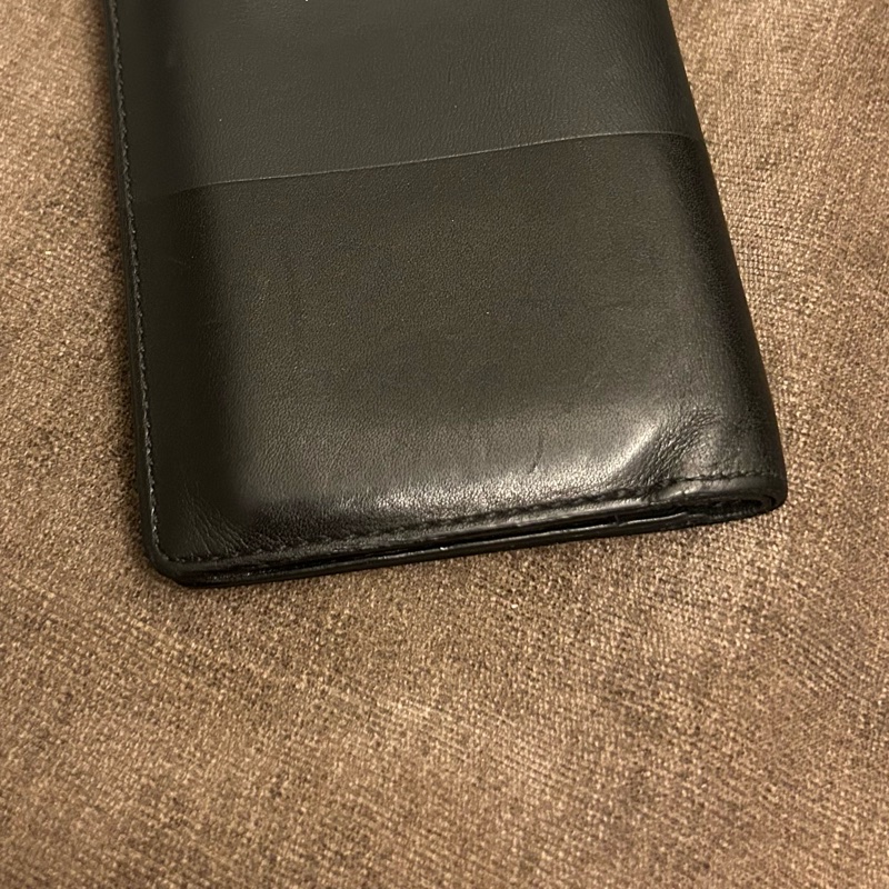 絕版 Hermes Manhattan 銀包 Wallet Card holder 黑色皮革卡片套-10