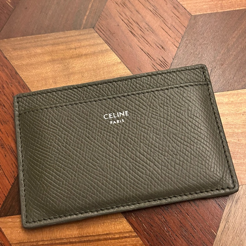 Celine 橄欖綠卡片套 card holder-1