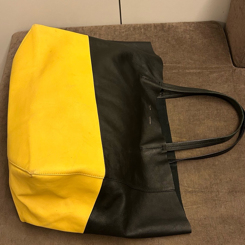 Celine cabas tote bicolor 靚色 拼色皮革托特包-4
