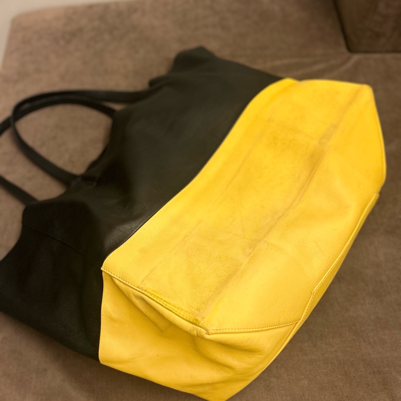 Celine cabas tote bicolor 靚色 拼色皮革托特包-10
