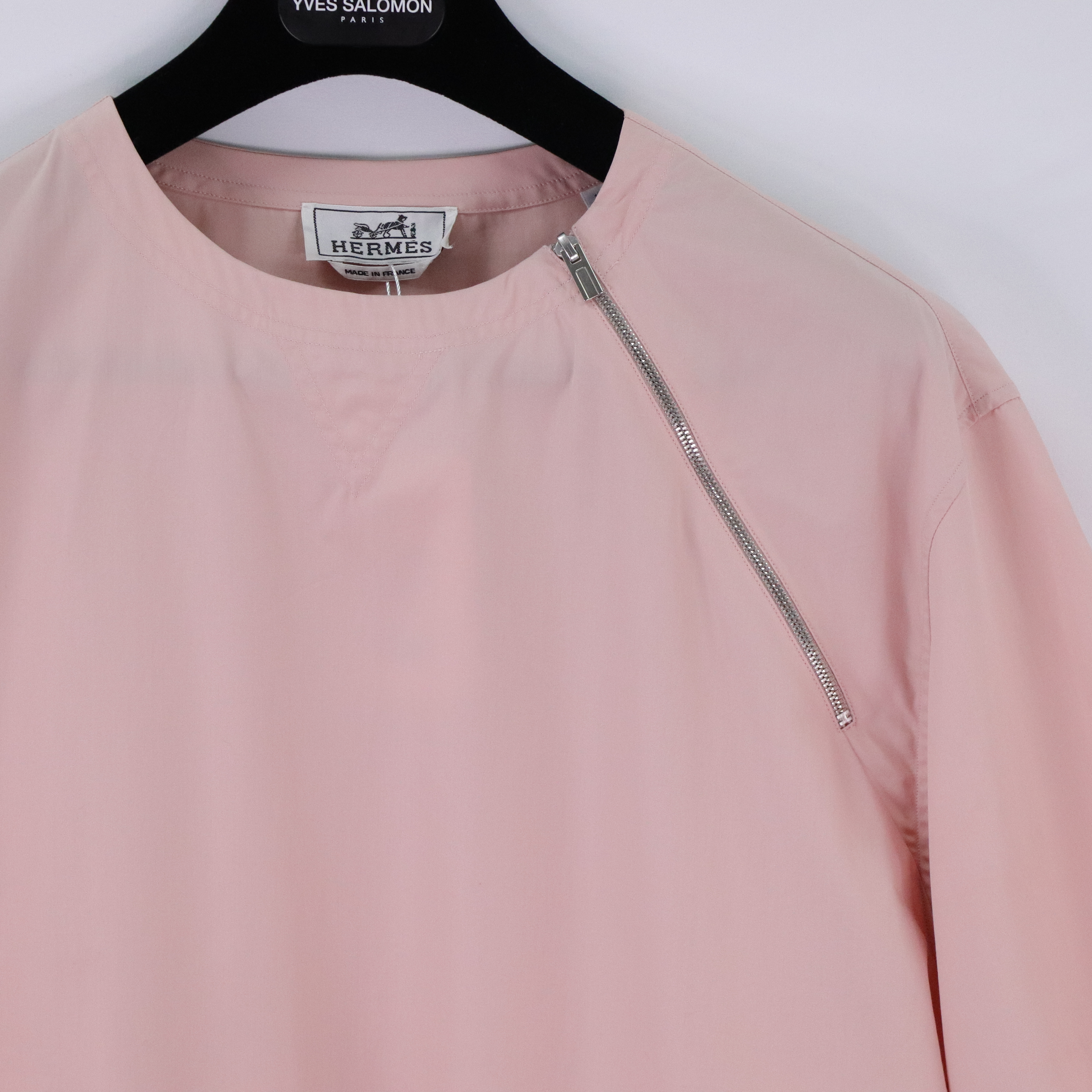 Hermès 愛馬仕 拉鍊造型 短袖上衣-1