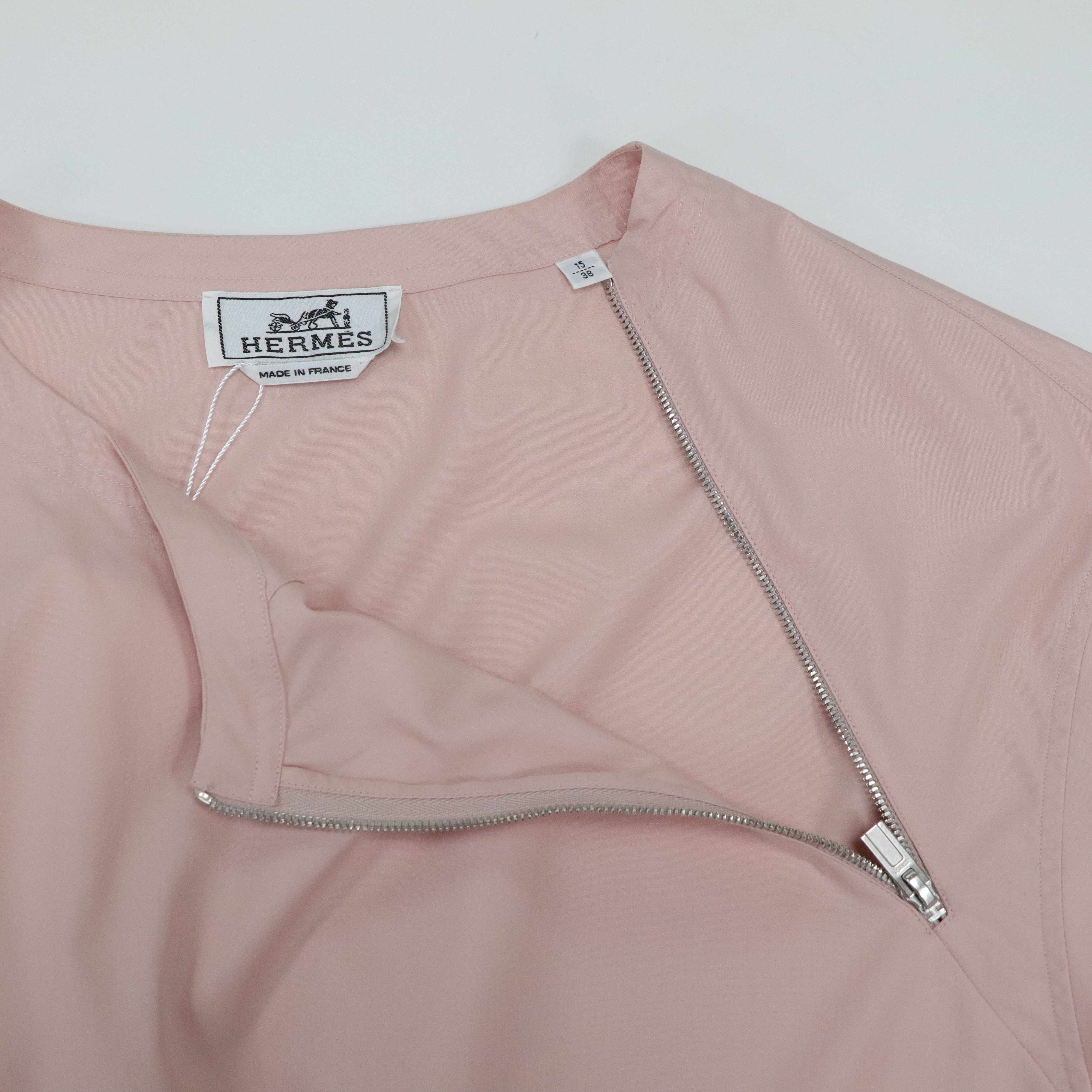 Hermès 愛馬仕 拉鍊造型 短袖上衣-3