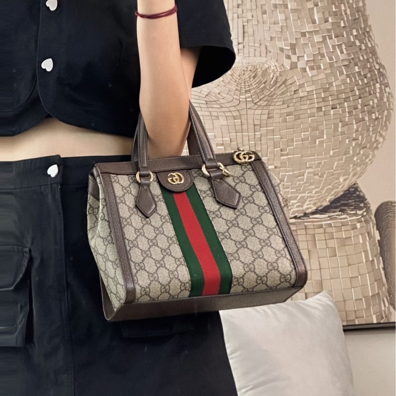 Gucci Ophidia經典老花波士頓包托特斜挎包 🛍️有台灣購證-1