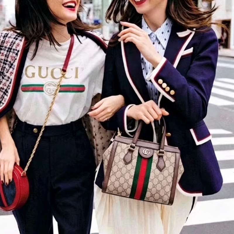 Gucci Ophidia經典老花波士頓包托特斜挎包 🛍️有台灣購證-6