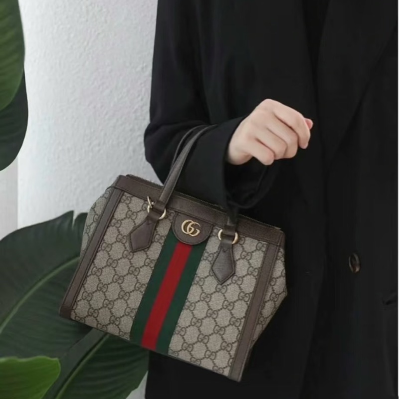 Gucci Ophidia經典老花波士頓包托特斜挎包 🛍️有台灣購證-25