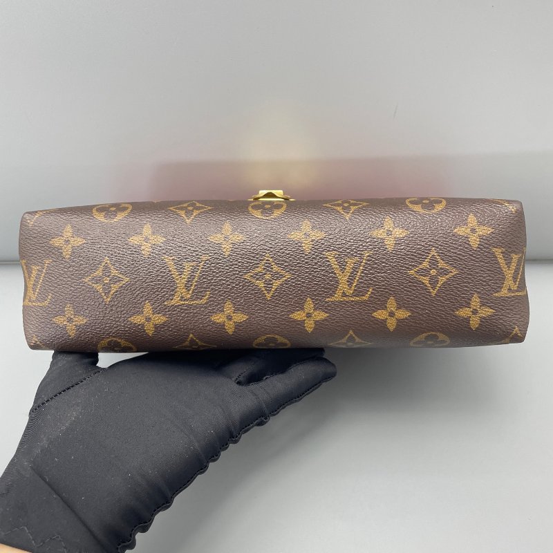 芯片款 路易威登/Louis Vuitton Saint鏈條包 老花拼紅-7