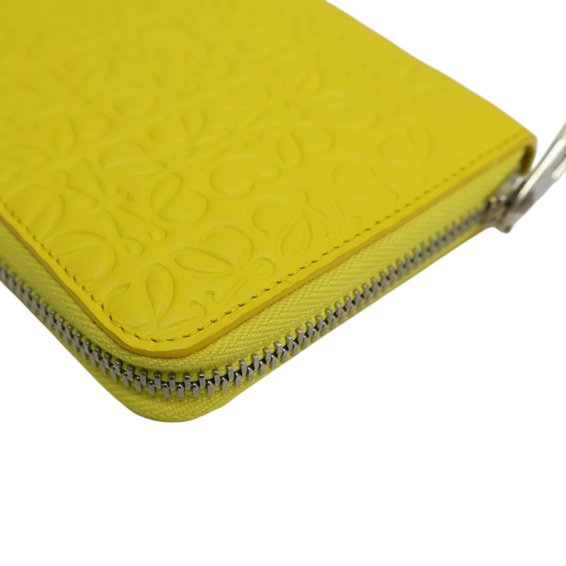 黃色 牛皮 Anagram Repeat 拉鍊長夾【LOEWE 羅威】-8