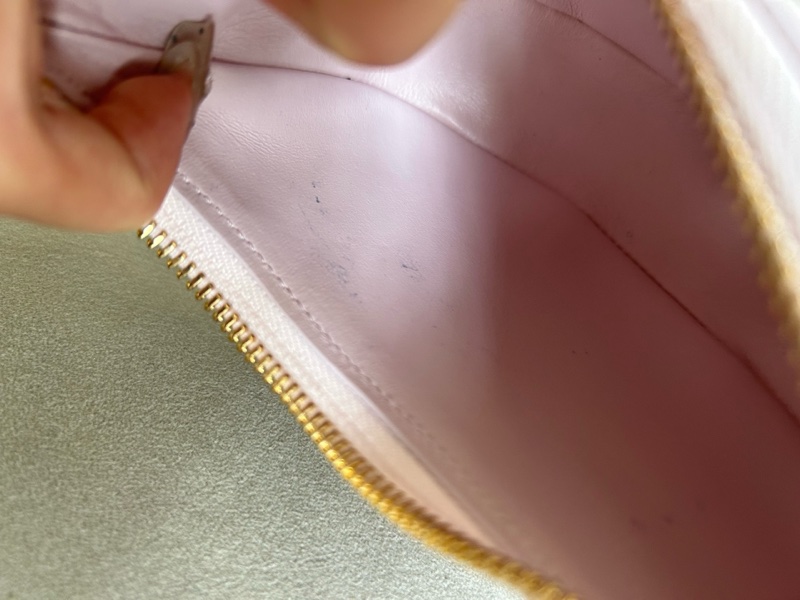 Celine賽琳mini ava腋下包 櫻花粉牛皮 金色五金 肩帶可調節 尺寸16×5×9cm-8
