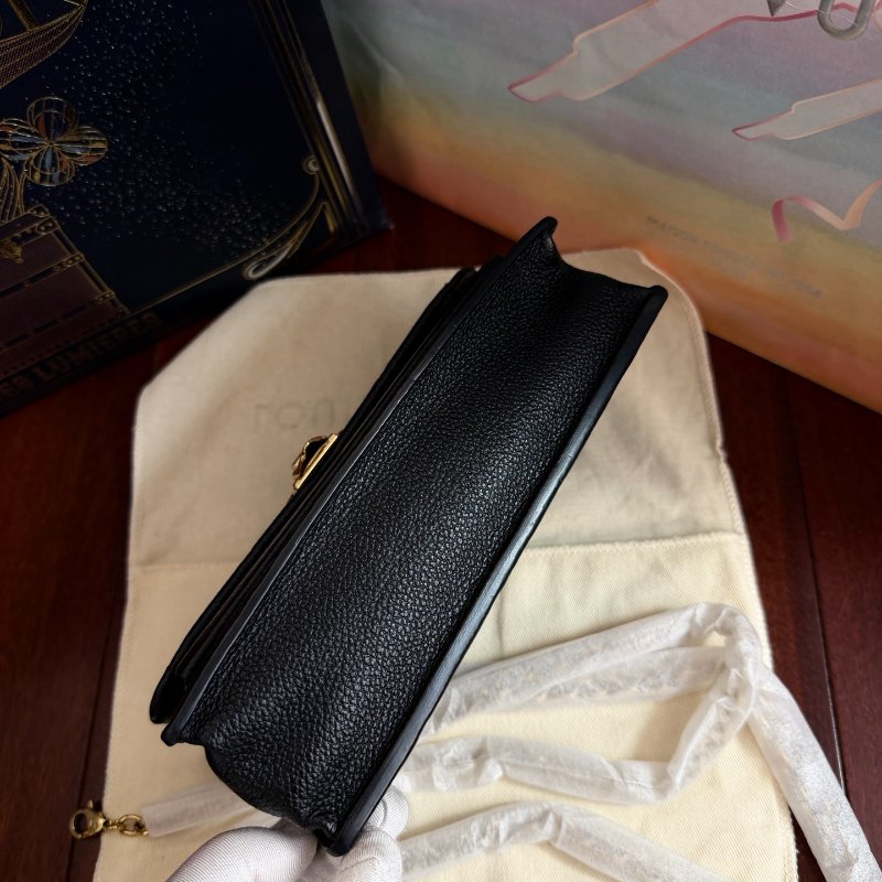 全新品 路易威登/Louis Vuitton Vavin 全皮黑金woc 芯片款-3