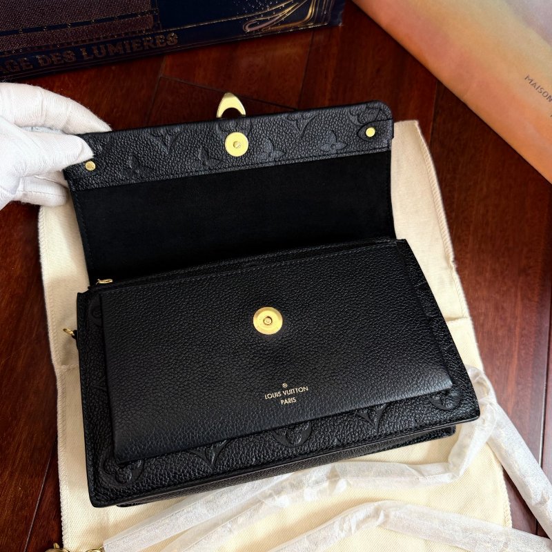 全新品 路易威登/Louis Vuitton Vavin 全皮黑金woc 芯片款-4