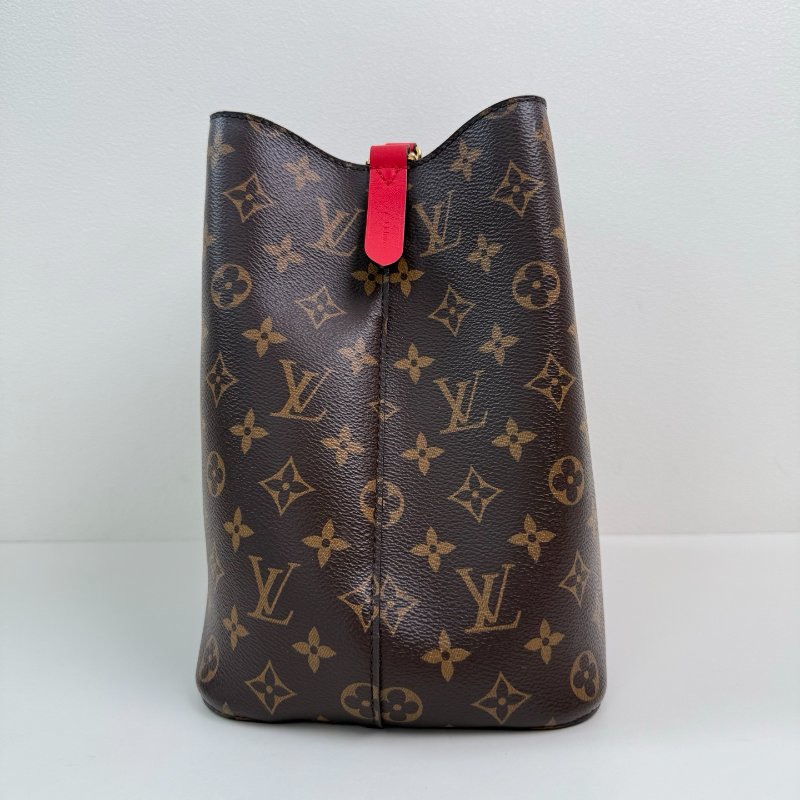 路易威登/Louis Vuitton 棕色塗層帆佈老花抽繩水桶包-2