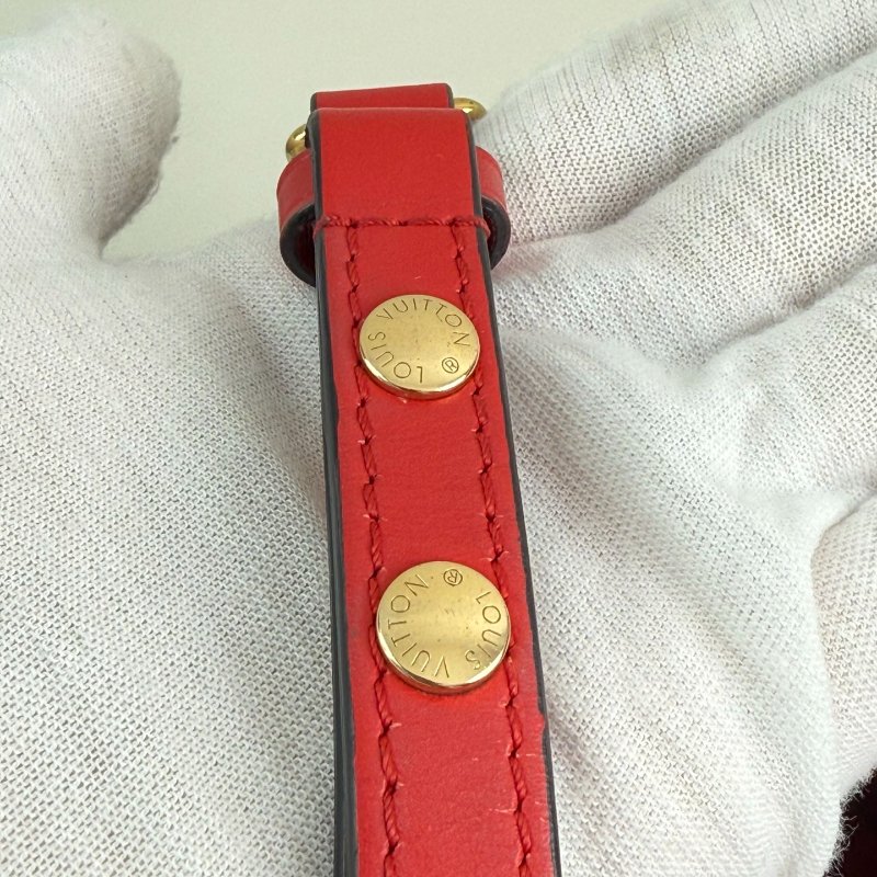 路易威登/Louis Vuitton 棕色塗層帆佈老花抽繩水桶包-9