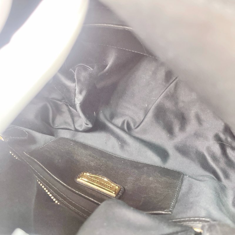 miumiu 黑色肩背手提包 32X12X25 98新配件塵袋 肩帶-6