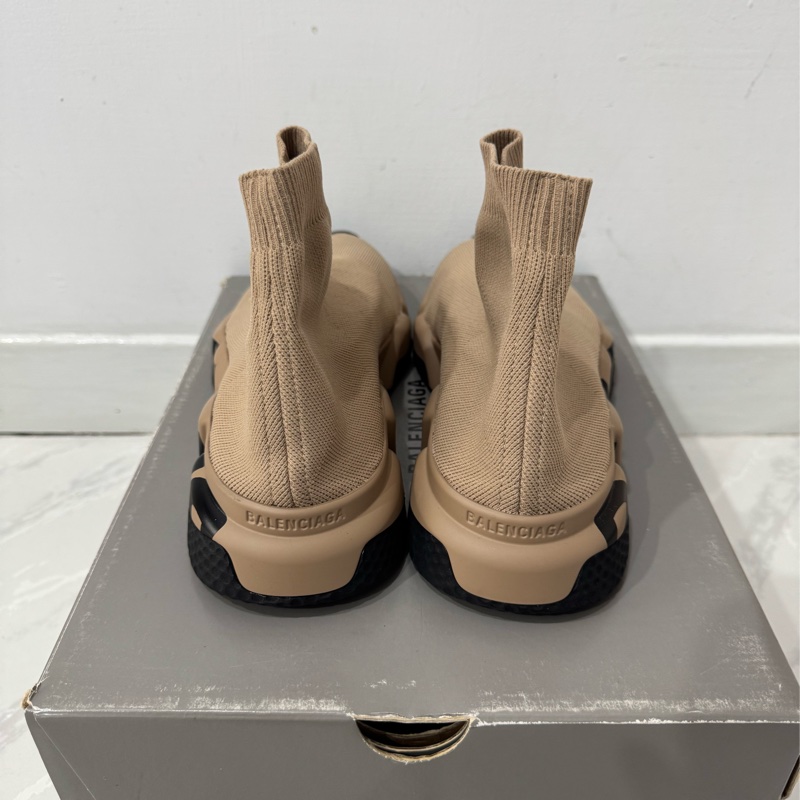 Balenciaga 巴黎世家 全新 限量襪套鞋 米色 明星同款 US10-2