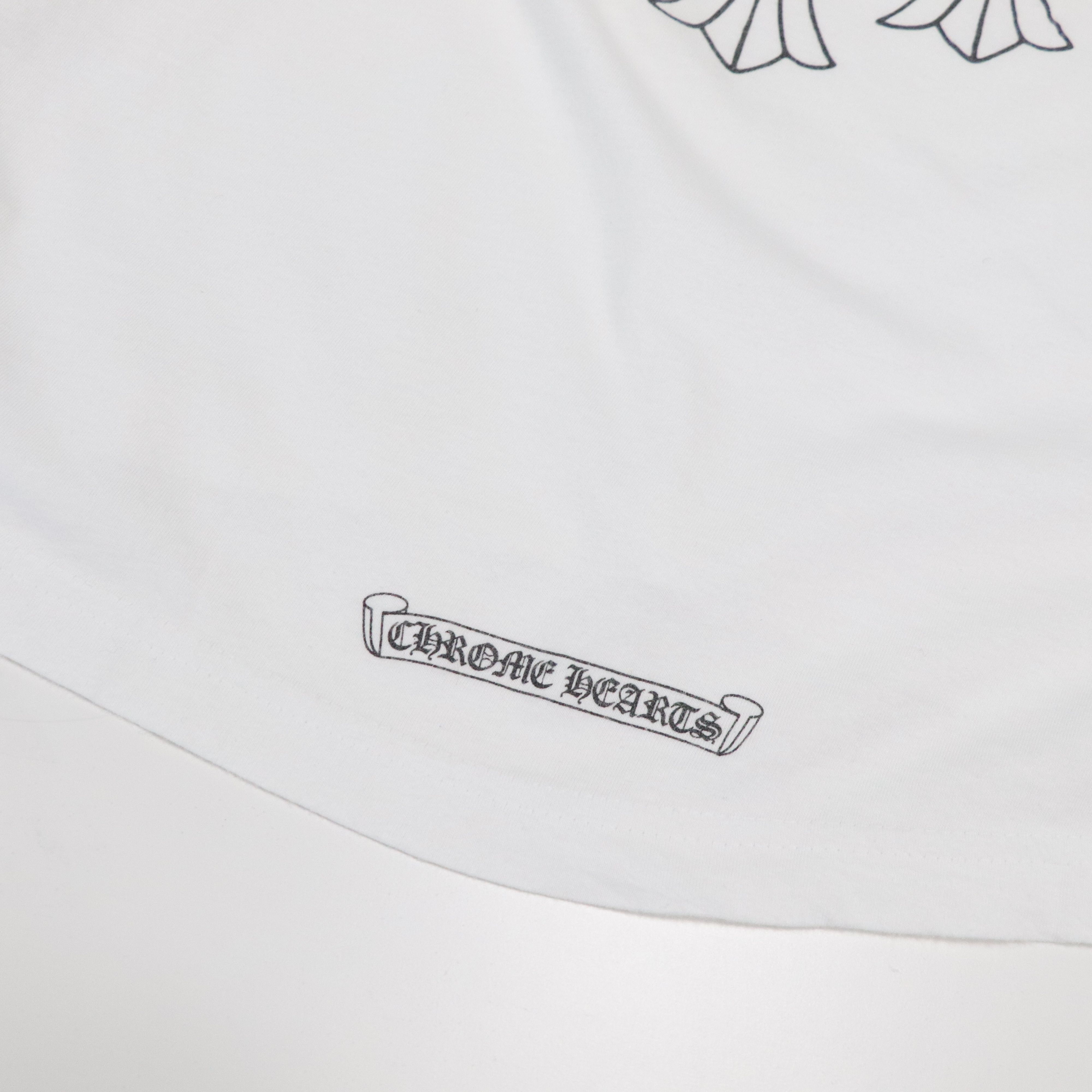 Chrome Hearts 克羅心 白色 口袋印花 短袖上衣-3