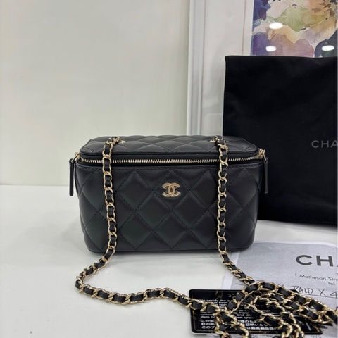 Chanel香奈兒長盒子鏈包化妝盒 31開 閒置有購證