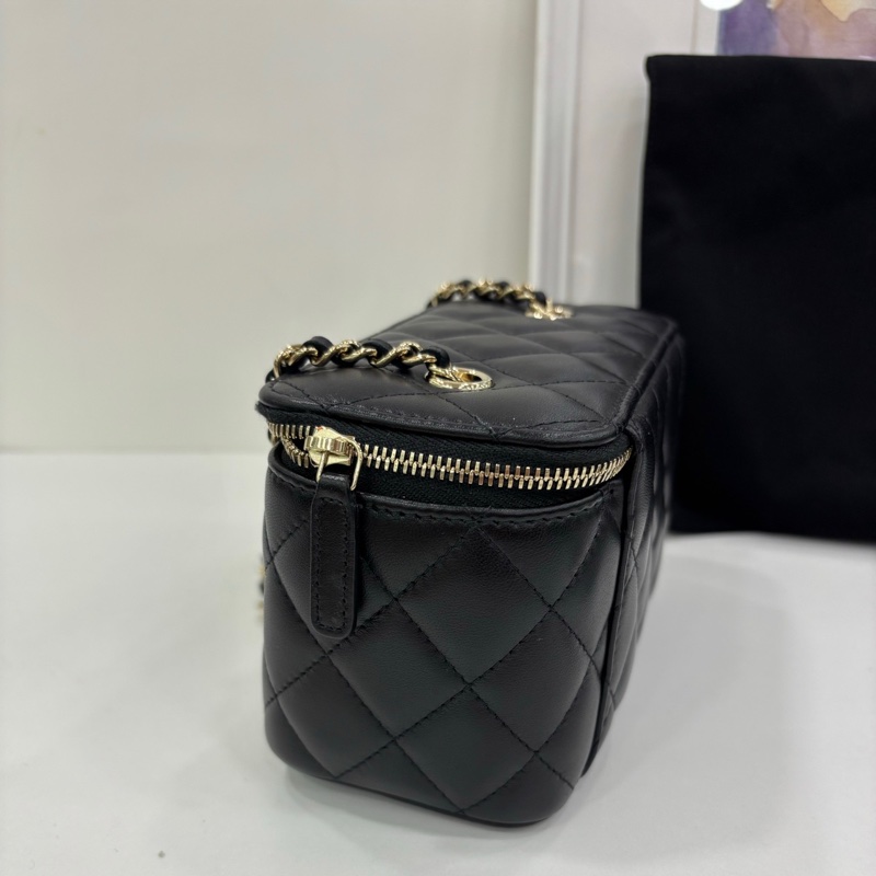 Chanel香奈兒長盒子鏈包化妝盒 31開 閒置有購證-3