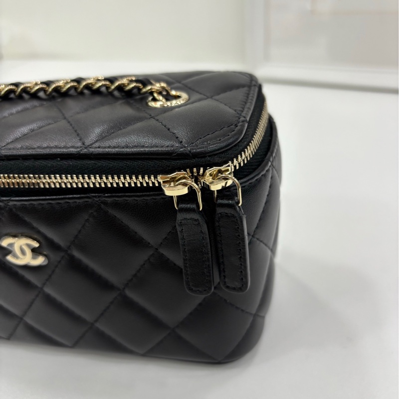Chanel香奈兒長盒子鏈包化妝盒 31開 閒置有購證-5