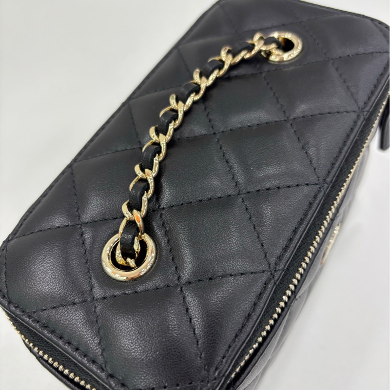 Chanel香奈兒長盒子鏈包化妝盒 31開 閒置有購證-6