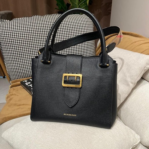 Burberry medium buckle tote bag