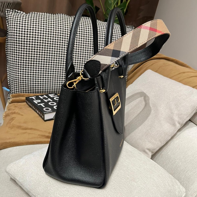 Burberry medium buckle tote bag-1