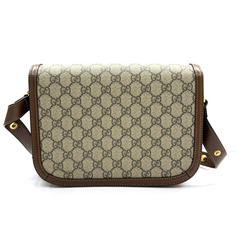 GUCCI 古馳  棕色HORSEBIT 1955系列肩背包 602204-1