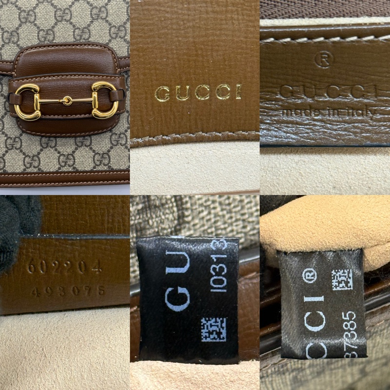 GUCCI 古馳  棕色HORSEBIT 1955系列肩背包 602204-7