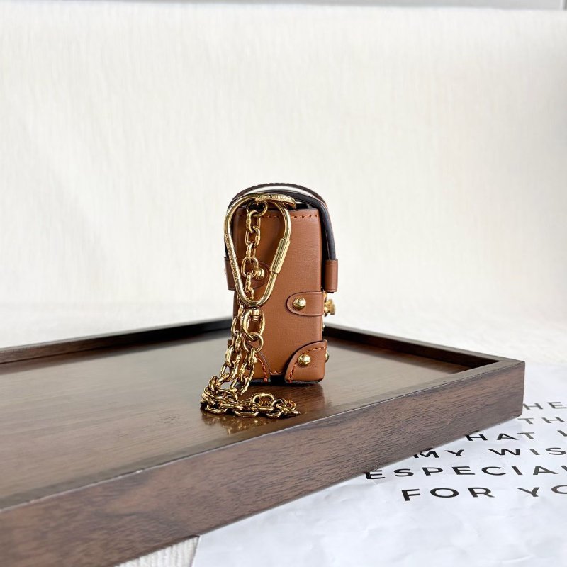 LV mini trunk限定款貓咪迷你盒子 11*8*3 99新配件塵袋-5