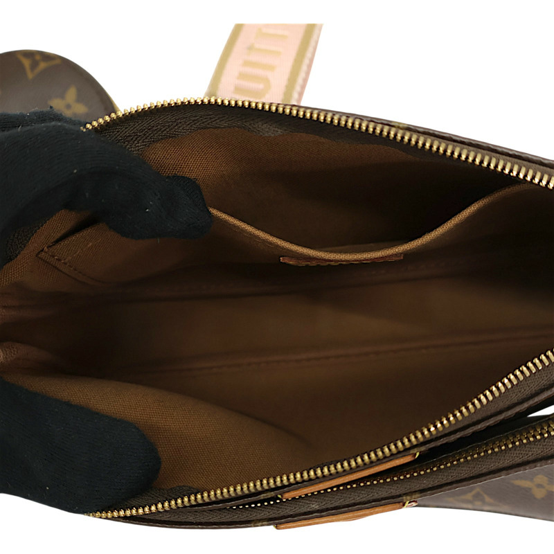 棕色 原花 帆布 Multi Pochette Accessoires 兩用包【LOUIS VUITTON LV 路易威登】 M44840-2