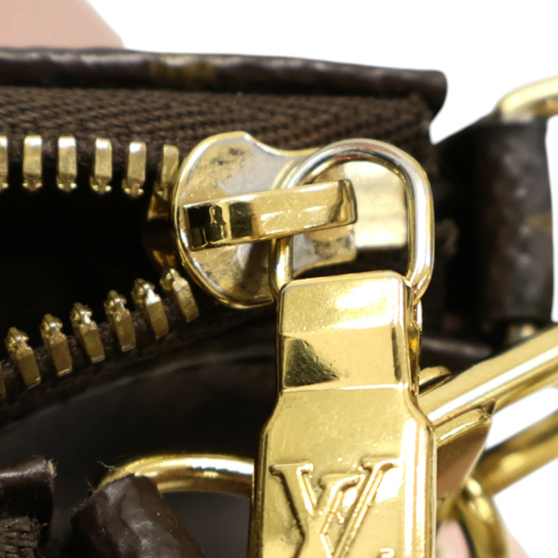 棕色 原花 帆布 Multi Pochette Accessoires 兩用包【LOUIS VUITTON LV 路易威登】 M44840-16
