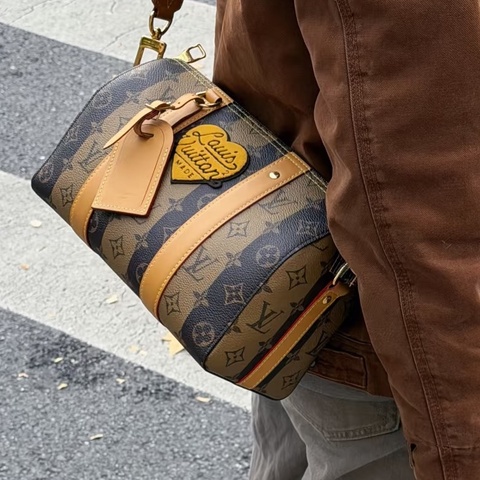 LV x Nigo 聯名 限量 City Keepall 斜背包