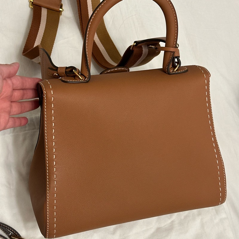 DELVAUX Brillant MM Vegetal-Ivory 全新未使用 有購證 未拆膜 加贈寬版背帶-6