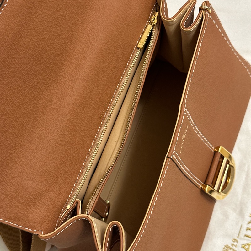 DELVAUX Brillant MM Vegetal-Ivory 全新未使用 有購證 未拆膜 加贈寬版背帶-11