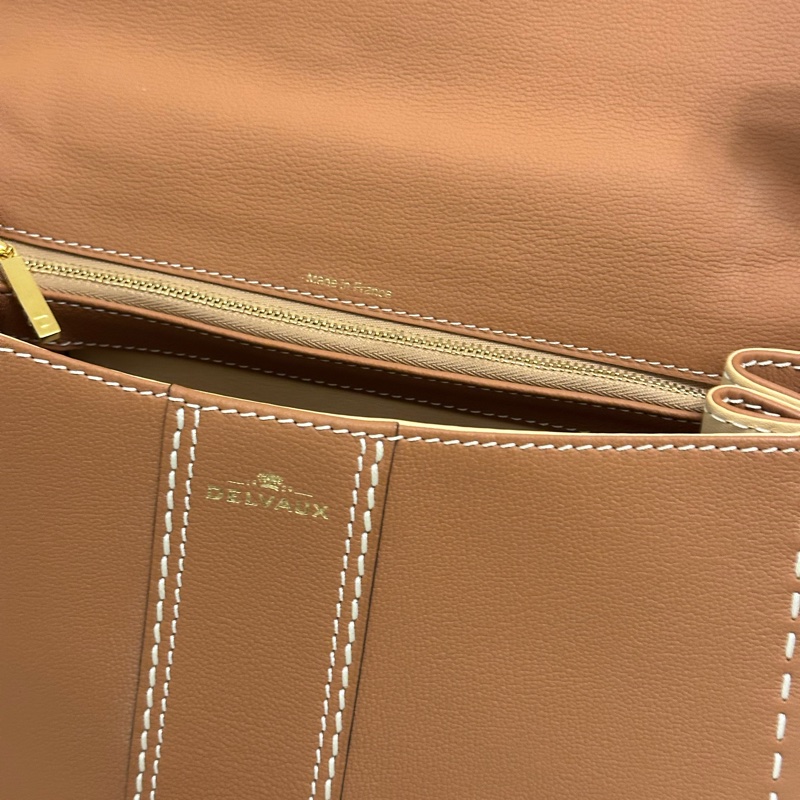 DELVAUX Brillant MM Vegetal-Ivory 全新未使用 有購證 未拆膜 加贈寬版背帶-16