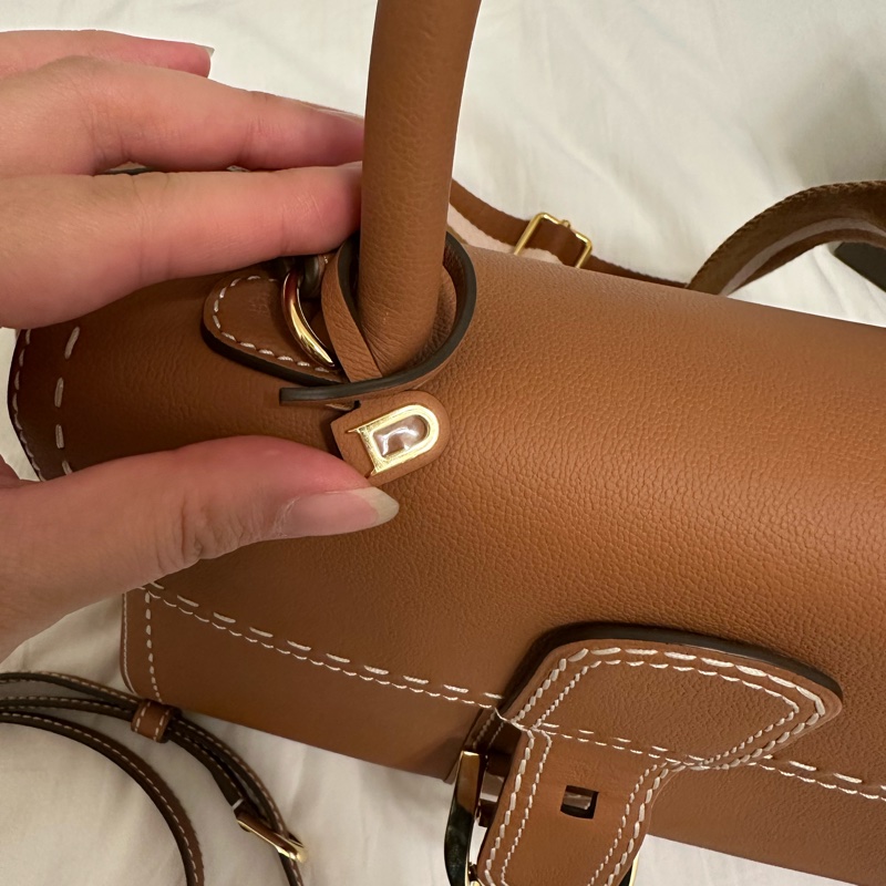 DELVAUX Brillant MM Vegetal-Ivory 全新未使用 有購證 未拆膜 加贈寬版背帶-17